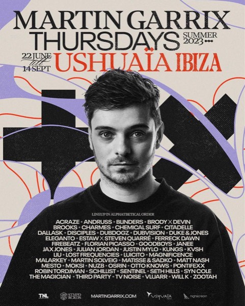 Martin Garrix Thursdays, Ushuaia Ibiza